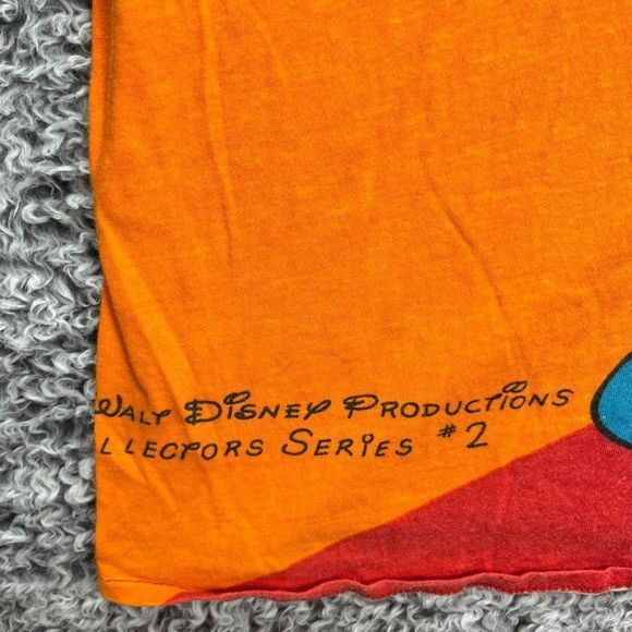 Vintage Disney Shirt Woman Medium Graphic Mickey & Co Minnie Mouse J G Hook Top - Picture 7 of 8